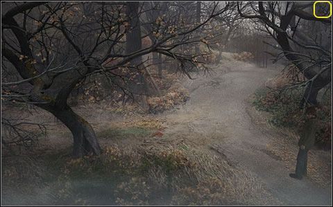 Pracownia malarska w zamku - szkic ten można odblokować w rozdziale pierwszym (ewentualnie w następnych, warunkiem jest, by stało się to za dnia), klikając na kruka siedzącego na drzewie rosnącym z prawej strony rozwidlenia dróg przed Black Mirror (jedna z nich prowadzi do Warmhill, druga do zamku) - Zdjęcia (11-24) | Dodatki | Black Mirror III - Black Mirror III - poradnik do gry