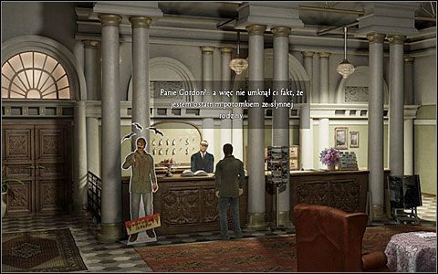 Biuro Murraya - szkic ten można odblokować w rozdziale trzecim, udawszy się do hotelu po wyjęciu z zamkowej skrzynki listu od Murraya i porozmawiawszy z hotelarzem - Zdjęcia (11-24) | Dodatki | Black Mirror III - Black Mirror III - poradnik do gry