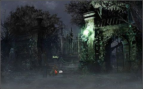 Bójka z Tomem - filmik ten zostaje odblokowany po rozmowie z Bobbym, który czeka na Adriana przed zamkową bramą - Nagrania (17-33) | Dodatki | Black Mirror III - Black Mirror III - poradnik do gry