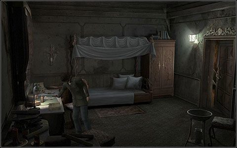 Wieża - filmik ten zostaje odblokowany po tym, kiedy mimo skropienia Księgi Mordreda własną krwią nie pojawia się w niej tekst, który mógłby pomóc Adrianowi w zwalczeniu klątwy - Nagrania (17-33) | Dodatki | Black Mirror III - Black Mirror III - poradnik do gry