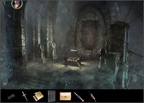 Finał 1 - filmik ten zostaje odblokowany po podaniu trucizny leżącemu na ołtarzu Adrianowi - Nagrania (17-33) | Dodatki | Black Mirror III - Black Mirror III - poradnik do gry