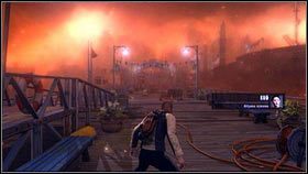 Zaraz gdy film wprowadzający dobiegnie końca, będziesz zmuszony walczyć z potężnym gigantem zwanym Bestią - Prolog | Opis przejścia nieSławny inFamous 2 - nieSławny: inFamous 2 - poradnik do gry