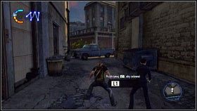 Wskocz szybko na górę i pozbądź się wrogów przy pomocy granatów i Piorunów alfa [1] - Moment napędowy | Opis przejścia nieSławny inFamous 2 - nieSławny: inFamous 2 - poradnik do gry