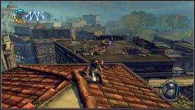 Po zabiciu tej trójki, schowa się za jakąś osłoną i ostrzelaj oddział na sąsiednim budynku [1] - Moment napędowy | Opis przejścia nieSławny inFamous 2 - nieSławny: inFamous 2 - poradnik do gry