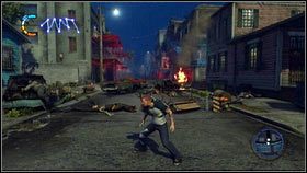 Gdy dotrzesz do brązowego budynku, tuż obok pojawi się oddział Milicji [1] - Polowanie na Wolfa | Opis przejścia nieSławny inFamous 2 - nieSławny: inFamous 2 - poradnik do gry