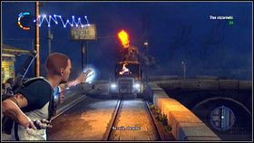 Gdy przeciwnik zginie, udaj się do zaznaczonego na mapie samochodu i wskocz na niego [1] - Polowanie na Wolfa | Opis przejścia nieSławny inFamous 2 - nieSławny: inFamous 2 - poradnik do gry