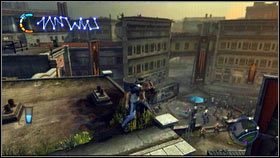 Twoim zadaniem jest wylanie ropy na stojące niedaleko sztandary - Ciężkie chwile | Opis przejścia nieSławny inFamous 2 - nieSławny: inFamous 2 - poradnik do gry