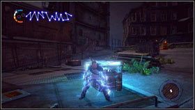 Jak kolejny generator zacznie działać, ponownie musisz wystrzelić Promień Tesli, aktywować ostatnią maszynę i obronić ją przed Milicją [1] - Włącz zasilanie w Ascension Parish | Opis przejścia nieSławny inFamous 2 - nieSławny: inFamous 2 - poradnik do gry