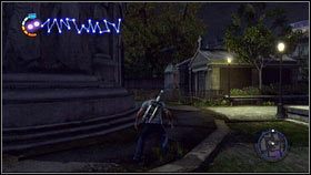 Po rozmowie z odmienioną Kuo [1], biegnij za nią od jednego punktu na mapie do kolejnego [2] - Przewodnik nie człowiek | Opis przejścia nieSławny inFamous 2 - nieSławny: inFamous 2 - poradnik do gry