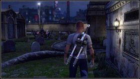 Ostatnią skrytkę bardzo łatwo znaleźć, gdyż jest to bardzo charakterystyczne mauzoleum [1] - Przewodnik nie człowiek | Opis przejścia nieSławny inFamous 2 - nieSławny: inFamous 2 - poradnik do gry