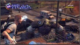 W pewnym momencie dalszą drogę zatarasuje wam barykada zmontowana z samochodów [1] - Kampania serc i umysłów | Opis przejścia nieSławny inFamous 2 - nieSławny: inFamous 2 - poradnik do gry