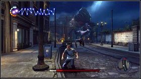 Przeciwnik wygląda groźnie, ale walka z nim nie jest bardzo wymagająca - Joseph Bertrand III | Opis przejścia nieSławny inFamous 2 - nieSławny: inFamous 2 - poradnik do gry