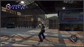 Po krótkiej rozmowie ze swoim przyjacielem, udaj się do zaznaczonego na mapie magazynu [1] - Sztuczni przewodnicy | Opis przejścia nieSławny inFamous 2 - nieSławny: inFamous 2 - poradnik do gry