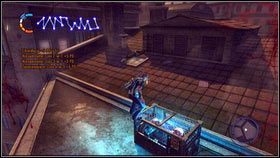 Po wylądowaniu na dachu pełnym przeciwników, pobiegnij kawałek prosto i zeskocz na kabel z lewej [1] - Nadładunek I | New Marais | nieSławny inFamous 2 - nieSławny: inFamous 2 - poradnik do gry