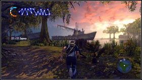 Tym razem zleceniodawca poprosi cię o wyrzucenie z łodzi towarów przewożonych przez Milicję - Za burtą | New Marais | nieSławny inFamous 2 - nieSławny: inFamous 2 - poradnik do gry