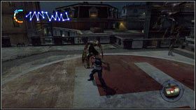 Po krótkiej rozmowie z dziwacznie ubranym facetem [1], zostaniesz zaatakowany przez grupkę mutantów [2] - Pozostałe zadania | New Marais | nieSławny inFamous 2 - nieSławny: inFamous 2 - poradnik do gry