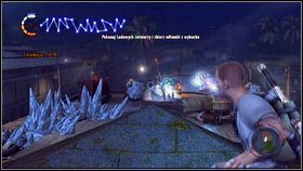 Gdy twój towarzysz się zatrzyma, poinformuje cię o lokalizacji odłamka [1] - Niecodzienni sojusznicy | Flood Town | nieSławny inFamous 2 - nieSławny: inFamous 2 - poradnik do gry