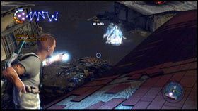 Po rozmowie z Nix pobiegnij za mutanktą i z jej pomocą pozbądź się oddziału Lodowych Żołnierzy [1] - Wykruszanie | Flood Town | nieSławny inFamous 2 - nieSławny: inFamous 2 - poradnik do gry