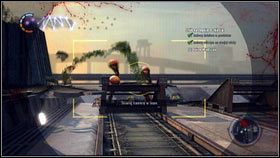 Drugi cel to Olbrzym na lodowej wierzy [1], a trzeci to kokony Władcy ula [2] - Zdjęcia z akcji | Gas Works | nieSławny inFamous 2 - nieSławny: inFamous 2 - poradnik do gry