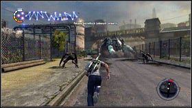 Biegnij cały czas za Nix, aż dotrzesz do stadka mutantów [1] - Projekt Zwierzak | Gas Works | nieSławny inFamous 2 - nieSławny: inFamous 2 - poradnik do gry
