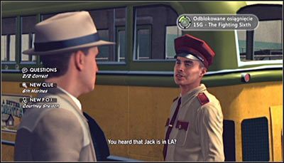 Spotkanie z Felixem Alvarro ma miejsce tuż po załagodzeniu sytuacji ze snajperem, który ostrzeliwał autobus z dachu jednego z wieżowców - The Fighting Sixth | Fabuła - Dodatkowe | Osiągnięcia w LA Noire - L.A. Noire - poradnik do gry