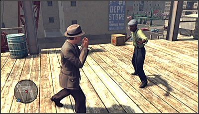 Osiągnięcie to możesz zdobyć w trakcie dowolnego pojedynku wręcz, choć dobrze byłoby wybrać taką walkę, którą poprzedza utworzenie punktu kontrolnego - Keep A Lid On | Akcja | Osiągnięcia w LA Noire - L.A. Noire - poradnik do gry