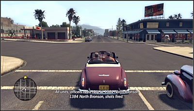 Do zadania tego warto przede wszystkim wybrać jedno ze sportowych aut (powyższy screen), których najwięcej jeździ po dzielnicy Hollywood - Lead Foot | Akcja | Osiągnięcia w LA Noire - L.A. Noire - poradnik do gry