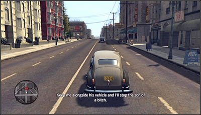 Omawianą akcję najlepiej wykonać po znalezieniu się na dłuższym prostym odcinku drogi - Traffic Stop | Akcja | Osiągnięcia w LA Noire - L.A. Noire - poradnik do gry