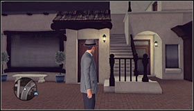 Zacznij na północ od oznaczonego punktu, wybierając szeroką ścieżkę spacerową z czerwonymi płytkami #1 - Hollywoodland (taśmy 01-13) | Eksploracja | Osiągnięcia w LA Noire - L.A. Noire - poradnik do gry