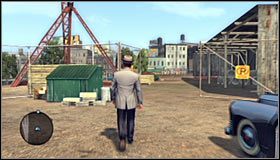 Zatrzymaj auto na niewielkim parkingu #1 i ruszaj w stronę czerwonego żurawia #2 - Hollywoodland (taśmy 24-34) | Eksploracja | Osiągnięcia w LA Noire - L.A. Noire - poradnik do gry