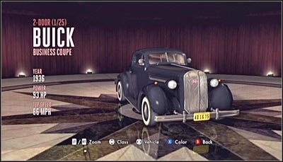 Odnajdywanie: To rzadki model, który najłatwiej jest odnaleźć przystępując do pierwszego śledztwa (Upon Reflection) i badając parkingi zlokalizowane na zachód od miejsca zbrodni - Kategoria 2-Door (Pojazdy dwudrzwiowe 01-13) | Samochody w LA Noire - L.A. Noire - poradnik do gry