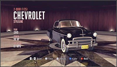 Odnajdywanie: Pojazd ten można odnaleźć podczas przemierzania dzielnic Central i Downtown - Kategoria 2-Door (Pojazdy dwudrzwiowe 01-13) | Samochody w LA Noire - L.A. Noire - poradnik do gry