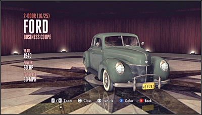 Odnajdywanie: Pojazd ten można odnaleźć podczas przemierzania dzielnicy Westlake - Kategoria 2-Door (Pojazdy dwudrzwiowe 14-25) | Samochody w LA Noire - L.A. Noire - poradnik do gry