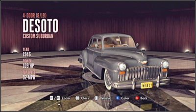 Odnajdywanie: Pojazd ten można odnaleźć podczas przemierzania dzielnic Central i Downtown - Kategoria 4-Door (Pojazdy czterodrzwiowe 01-09) | Samochody w LA Noire - L.A. Noire - poradnik do gry