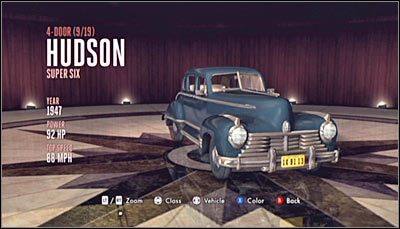 Odnajdywanie: To rzadki model, po który warto się wybrać na jeden z parkingów zlokalizowanych w pobliżu skrzyżowania ulic 4th oraz Los Angeles Street - Kategoria 4-Door (Pojazdy czterodrzwiowe 01-09) | Samochody w LA Noire - L.A. Noire - poradnik do gry