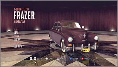 Odnajdywanie: Pojazd ten można odnaleźć podczas przemierzania dzielnic Central i Downtown - Kategoria 4-Door (Pojazdy czterodrzwiowe 10-19) | Samochody w LA Noire - L.A. Noire - poradnik do gry