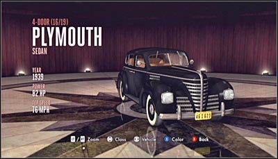 Odnajdywanie: Pojazd ten można odnaleźć podczas przemierzania dzielnicy Downtown - Kategoria 4-Door (Pojazdy czterodrzwiowe 10-19) | Samochody w LA Noire - L.A. Noire - poradnik do gry