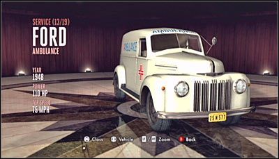 Odnajdywanie: To powszechniej występująca odmiana ambulansu - Kategoria Service (Pojazdy użytkowe 09-19) | Samochody w LA Noire - L.A. Noire - poradnik do gry
