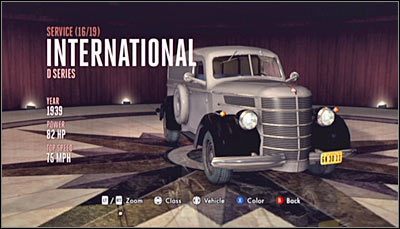 Odnajdywanie: Pojazd ten można odnaleźć podczas przemierzania dzielnicy Central - Kategoria Service (Pojazdy użytkowe 09-19) | Samochody w LA Noire - L.A. Noire - poradnik do gry