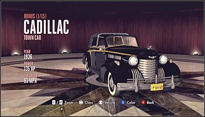 Odnajdywanie: Pojazd ten można odnaleźć w garażu zlokalizowanym w pokazanym na poniższym screenie miejscu - Kategoria Bonus (Pojazdy bonusowe 01-07) | Samochody w LA Noire - L.A. Noire - poradnik do gry