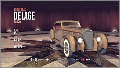 Odnajdywanie: Pojazd ten można odnaleźć w garażu zlokalizowanym w pokazanym na poniższym screenie miejscu - Kategoria Bonus (Pojazdy bonusowe 01-07) | Samochody w LA Noire - L.A. Noire - poradnik do gry