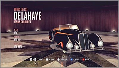 Odnajdywanie: Pojazd ten można odnaleźć w garażu zlokalizowanym w pokazanym na poniższym screenie miejscu - Kategoria Bonus (Pojazdy bonusowe 08-15) | Samochody w LA Noire - L.A. Noire - poradnik do gry