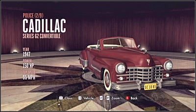 Odnajdywanie: Samochodu tego nie można pominąć, gdyż jest on wykorzystywany przez głównego bohatera podczas rozwiązywania śledztw w wydziale Vice - Kategoria Police (Pojazdy policji) | Samochody w LA Noire - L.A. Noire - poradnik do gry