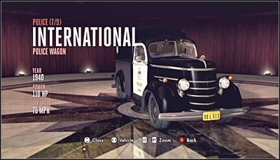 Odnajdywanie: Omawiana ciężarówka bardzo rzadko pojawia się w grywalnej postaci, czyli umożliwiającej przejęcie nad nią kontroli - Kategoria Police (Pojazdy policji) | Samochody w LA Noire - L.A. Noire - poradnik do gry