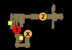 X - zejście z górnego piętra - Prolog - mapy | Prolog | Dungeon Siege III - Dungeon Siege III - poradnik do gry