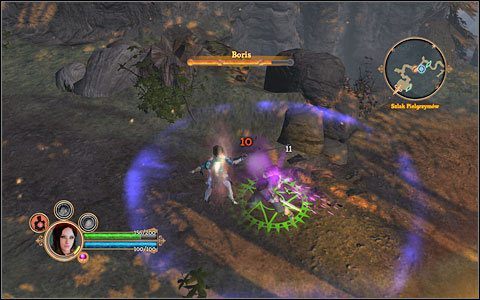 Przed pokonaniem Borisa będziemy musieli przebić się przez jego sojuszników. - Zadanie poboczne - zemsta wdowy | Akt 1 | Dungeon Siege III - Dungeon Siege III - poradnik do gry