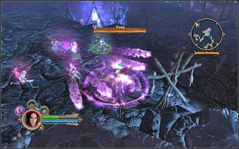 Tym razem od eliminacji świty ważniejsze jest atakowanie samej Very. - Zadanie główne - poszukiwanie ocalałych | Akt 1 | Dungeon Siege III - Dungeon Siege III - poradnik do gry