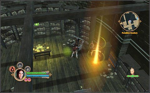 Klucz znajduje się w skrzyni widocznej pośrodku obrazka. - Zadania poboczne - posiadłość Gunderic i niepokorna dusza | Akt 1 - Dungeon Siege III - poradnik do gry