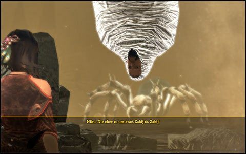 Pajęczyce i jej dzieci najłatwiej pokonać atakami obszarowymi. - Zadanie poboczne - w ukryciu | Akt 1 | Dungeon Siege III - Dungeon Siege III - poradnik do gry