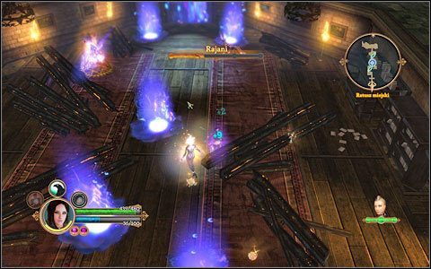 Rajani najlepiej ostrzelać z bezpiecznej odległości oraz ciągle unikać jej potężnych ataków. - Zadanie główne - bitwa o Kruczy Potok | Akt 1 | Dungeon Siege III - Dungeon Siege III - poradnik do gry